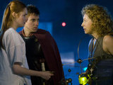 Amy, Rory and River Song in Doctor Who S06E07