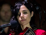 PJ Harvey performing live at Aula Maga Lisbon, Portugal