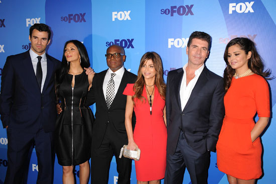 Nicole Sherzinger attends the 2011 Fox Upfront presentation