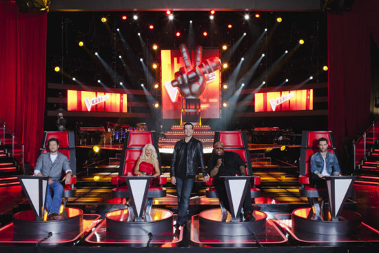 the voice judges. The judging team of The Voice