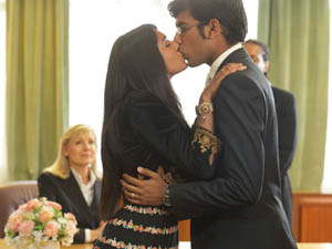At the registry office Christian and Syed arrive surprising them by saying they're there to be their witnesses.