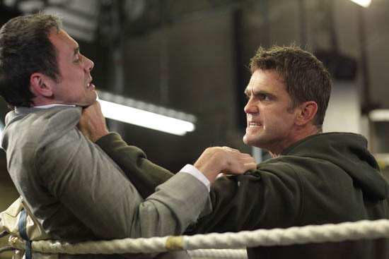 Jack Branning (Scott Maslen) and Michael Moon (Steve John Shepherd)
