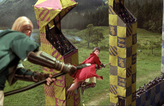 Harry is pursued by Draco