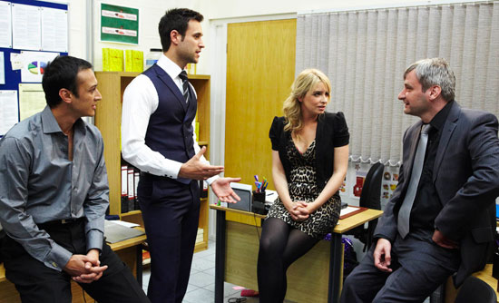 Charity offends a client by suggesting they could discuss matters over dinner