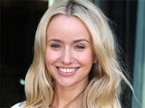 Emmerdale actress Sammy Winward arrives in Manchester for a charity event in aid of Manchester Childrens Hospital