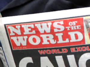News Of The World paper