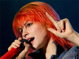 Hayley Williams of Paramore performing with the band at Portugals Optimus Alive festival