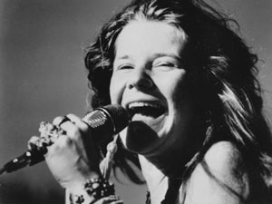 Janis Joplin - vocalist and songwriter.
