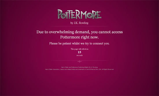 Harry Potter' JK Rowling's Pottermore site launches to ...