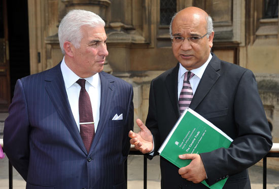 Mitch Winehouse and MP Keith Vaz
