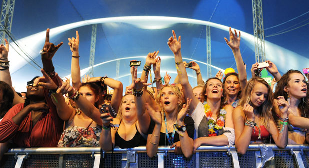 Front row at Chelmsford