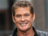 David Hasselhoff arrives at the ITV studios in London, England
