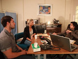 Andy and Debbie talk to the doctor about Sarah