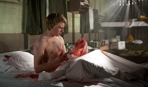 Hollyoaks Later - Seth Costello (Miles Higson) needs Warren Fox's (Jamie Lomas) help after waking up with a dead body