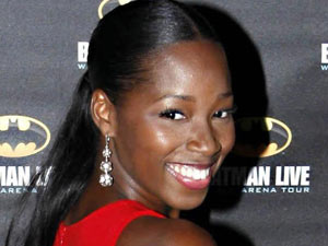 Jamelia arrives at the Batman Live Launch
