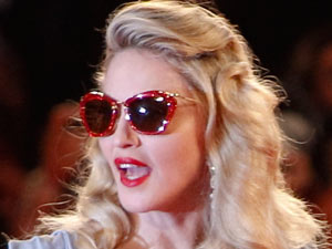 Madonna arrives for the W.E. premiere at the Venice Film Festival.