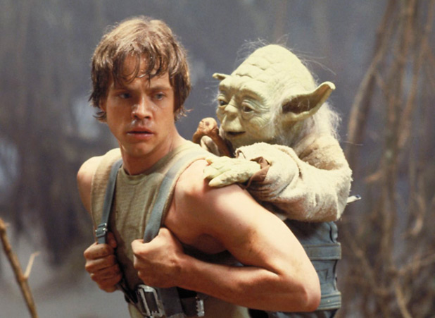 ... Where he's trained by Yoda