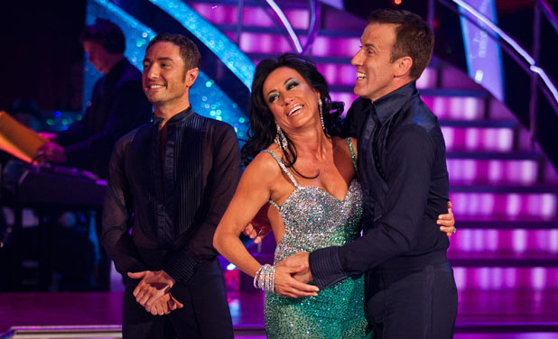 Nancy Dell'Olio and Anton du Beke