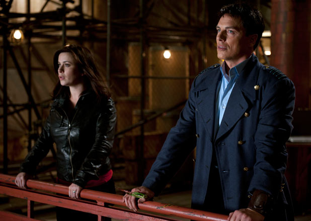 Gwen Cooper and Captain Jack Harkness