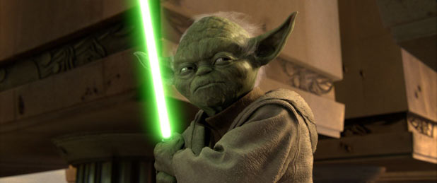 Yoda ready for action