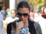 Victoria Beckham shops in The Grove in LA with baby Harper