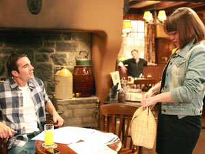 Gennie knocks Nicky back when he invites her for a drink