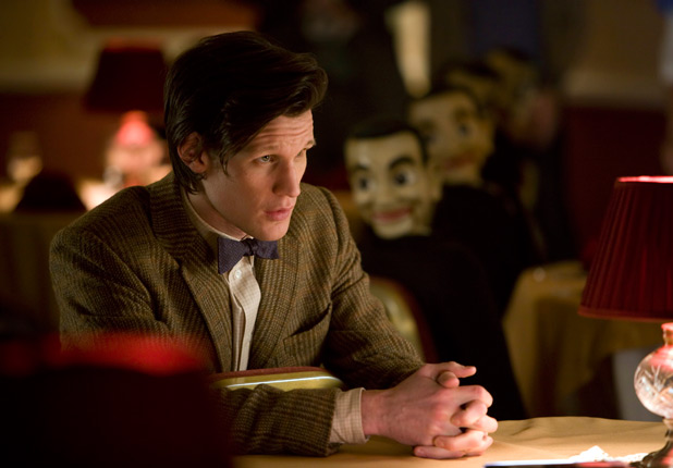 Matt Smith and ventriloquist dummies 