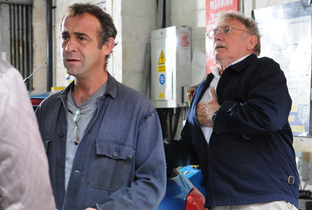 Bill Webster (Peter Armitage) suffers a heart attack