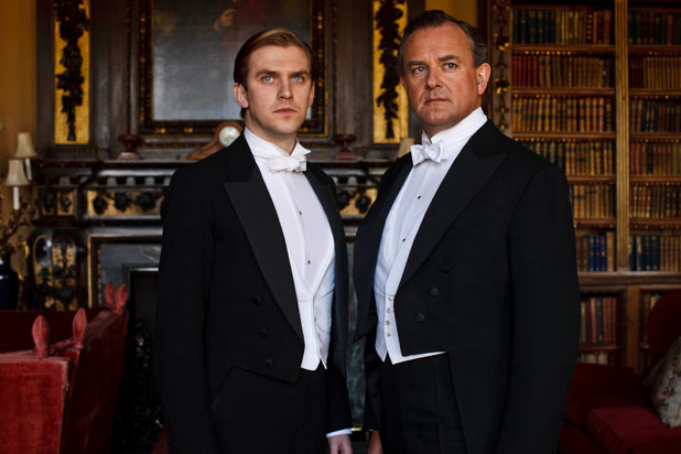 Matthew Crawley and Earl of Grantham in Downton Abbey S02E02