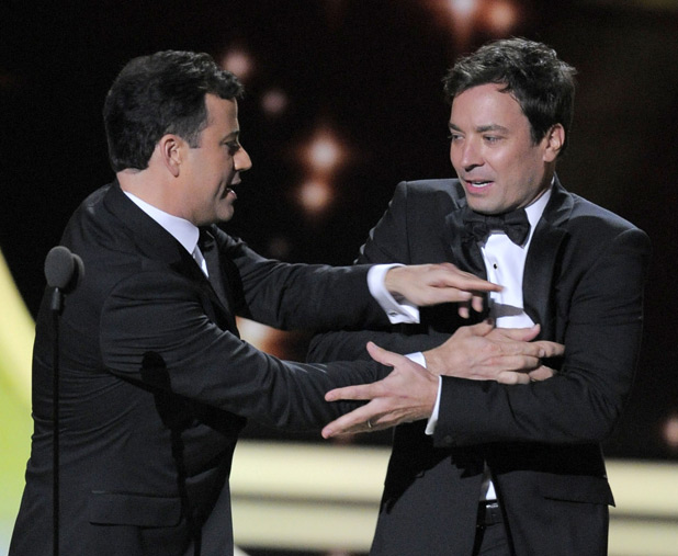 Jimmy Kimmel and Jimmy Fallon