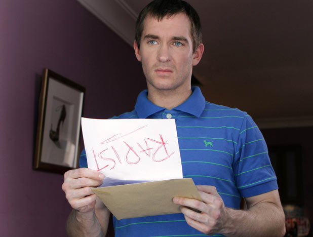 Gilly Roach (Anthony Quinaln) receives hate mail