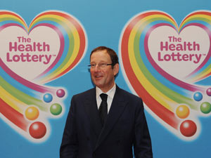 Richard Desmond's Health Lottery launch