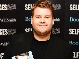 James Corden during a book signing for his autobiography at Selfridges, London