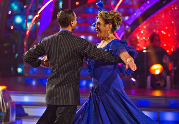 Edwina and Vincent are the first couple to leave Strictly Come Dancing 2011