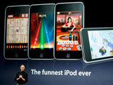 Steve Jobs gives a talk on the release of the iPod Touch in 2008