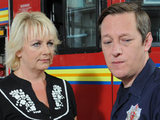 Eileen marches down to the fire station to confront Paul