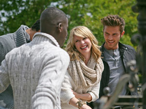 ANTM S17E04: 'Anthony Zuiker': Laura on set