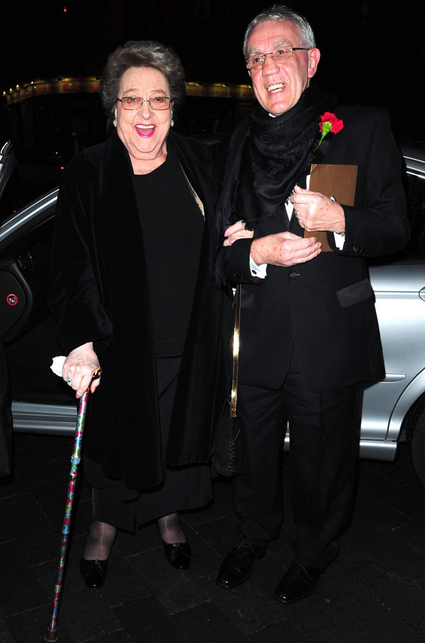Betty Driver at the 'Coronation Street' 50th Anniversary Ball in 2010.