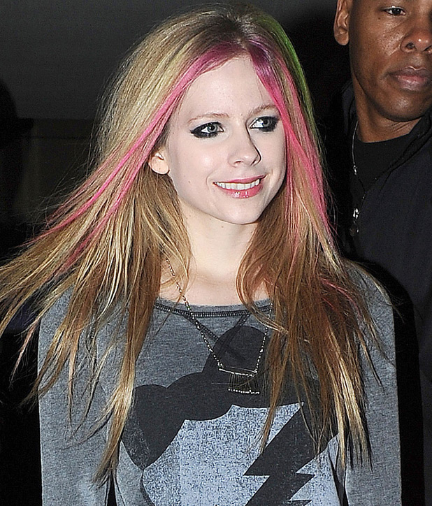 Avril Lavigne has been dying her hair a multitude of bright colours for 