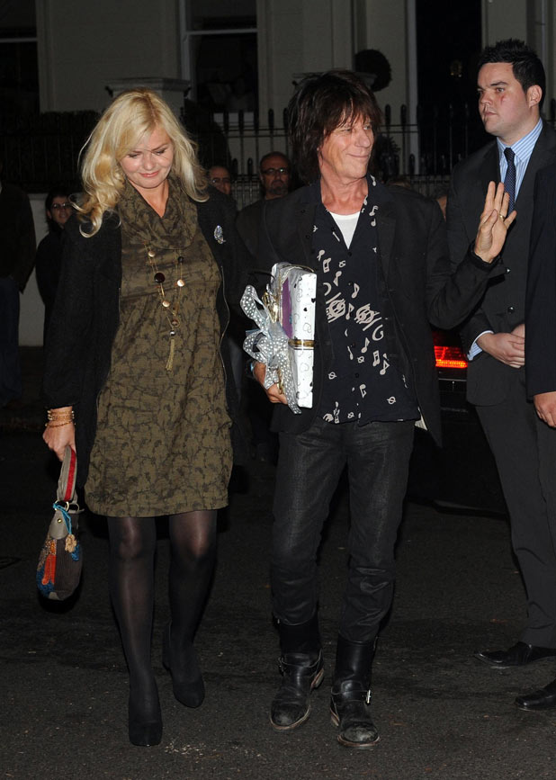 Jeff Beck and Sandra Cash 