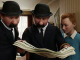 Tintin and the Thompson Twins in The Adventures of Tintin