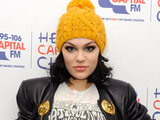 Jessie J pictured at the Capital FM studios in central London, as she helps out at the Help a Capital Child charity appeal.