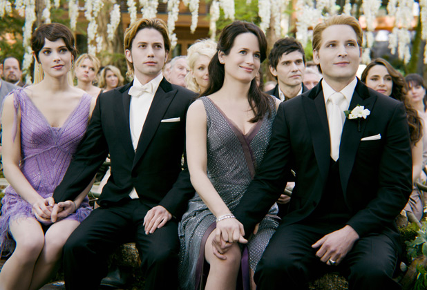 The Cullens at the wedding