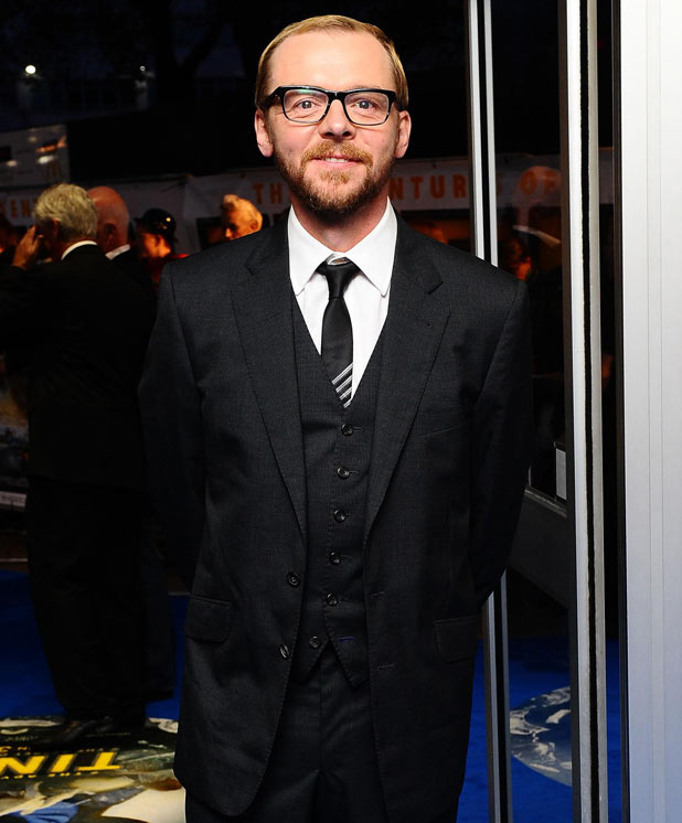 The Adventures of Tintin: Secret of the Unicorn Premiere - Simon Pegg