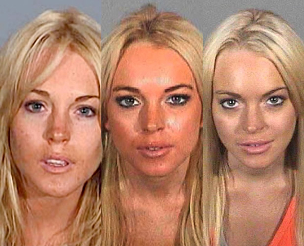 Celebrity mugshots in pictures