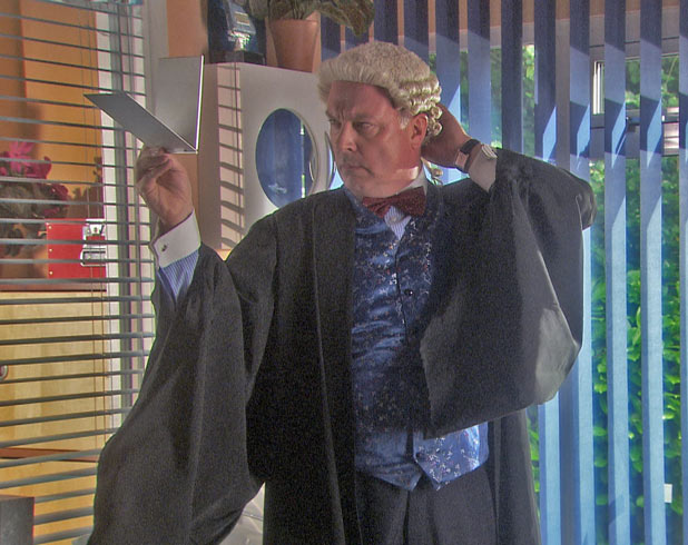 Heston gets into his role