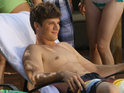 Click in to see Matt Lanter shirtless in 90210.