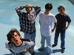 The Stone Roses in a promotional shoot, 1989
