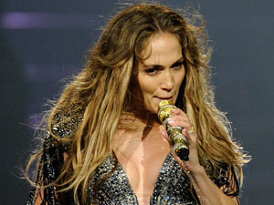 Jennifer Lopez performs at Mohegan Sun during its 15th anniversary celebration in Uncasville.