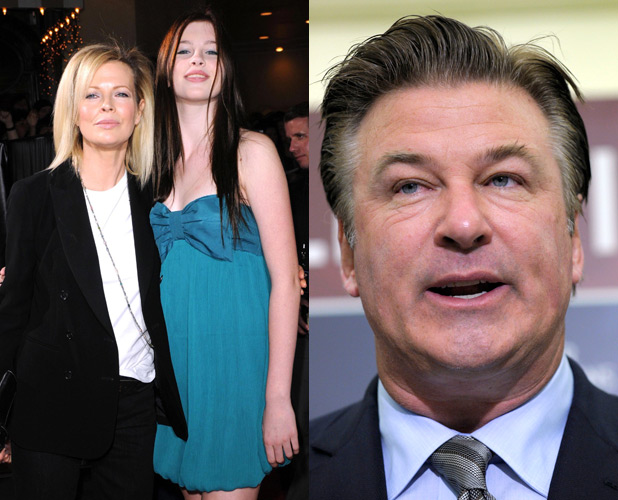 Alec Baldwin, Ireland Baldwin and Kim Basinger